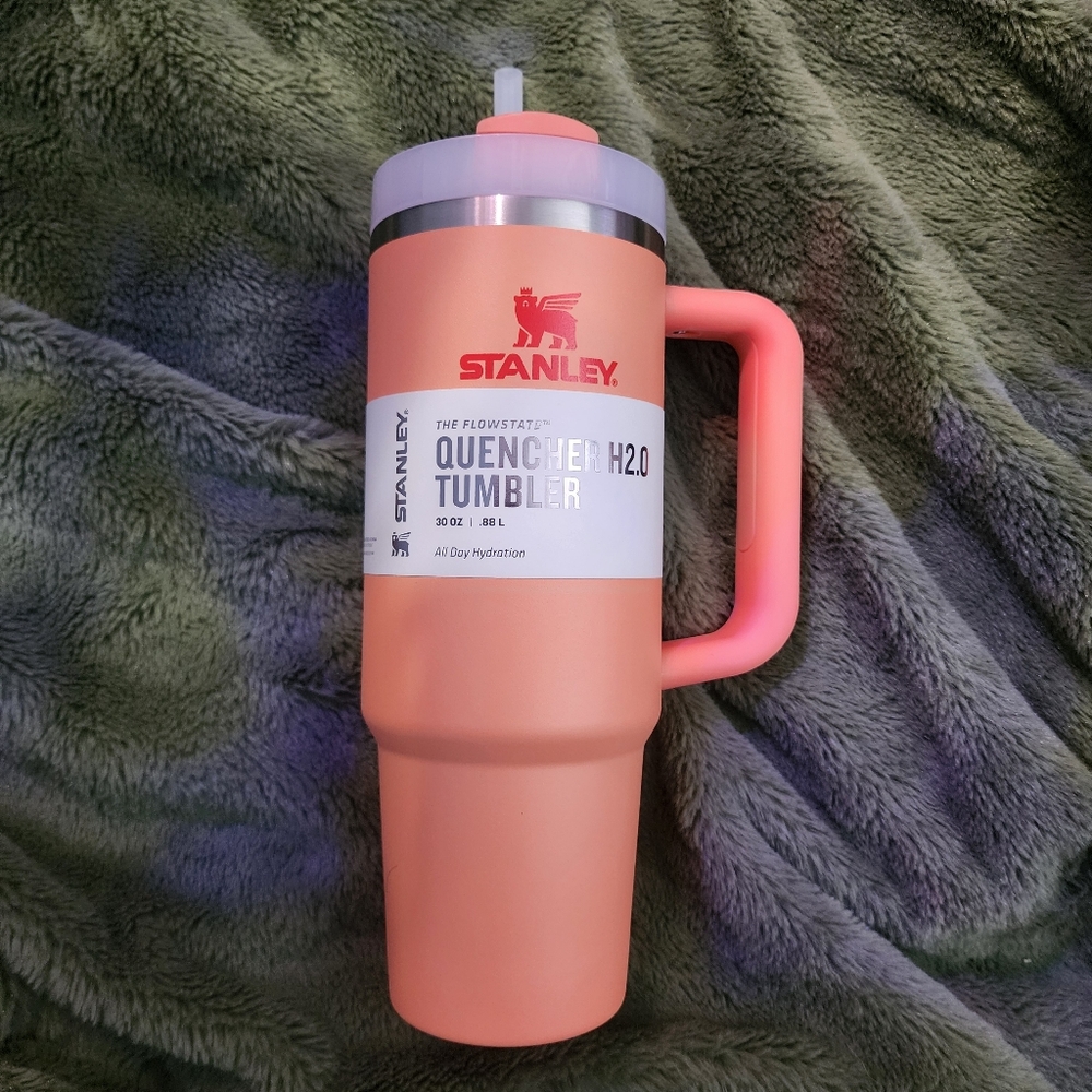Stanley Quencher H2.0 Tumbler 30oz Nectarine orange NEW